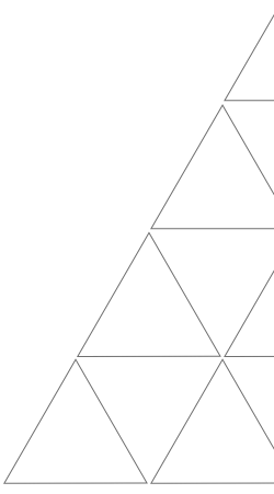 decorative triangle design